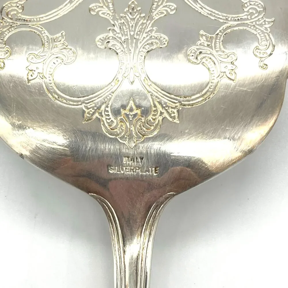 Vintage Gorham Heritage Silverplate Set of 2 Cake / Pie Servers 11.5